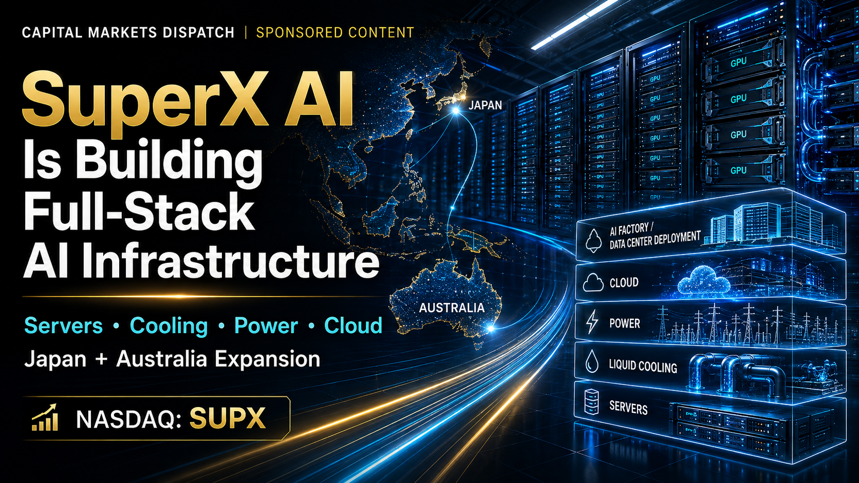 SuperX AI Is Building More Than Servers: The Full-Stack Infrastructure Play Behind Its Japan and Australia Expansion