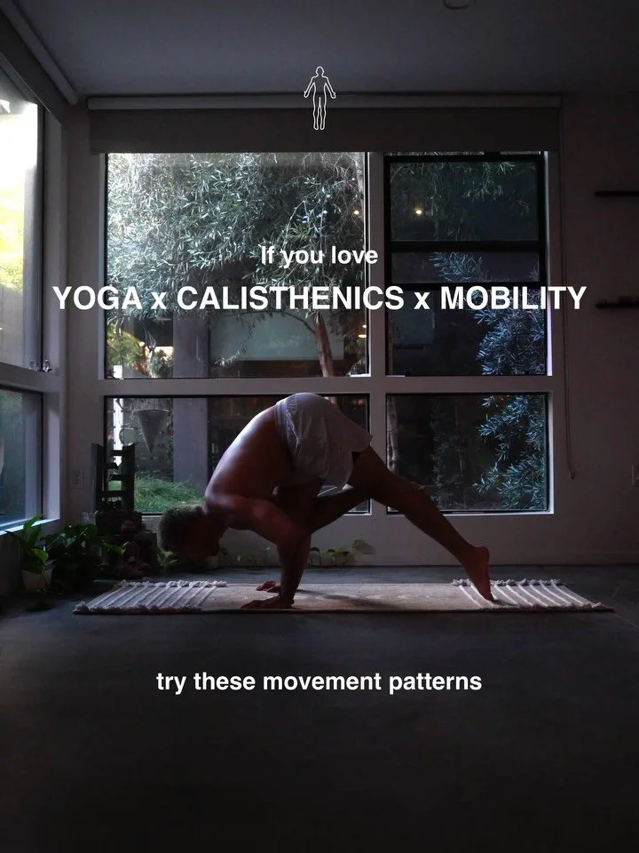 If you love Yoga x Calisthenics x Mobility try these movement patterns

Next chance to move together is at Anti-Gravity School workshop this Saturday at @somayogasd in San Diego! We&rsquo;ll break down the foundations of a stable and progressive move