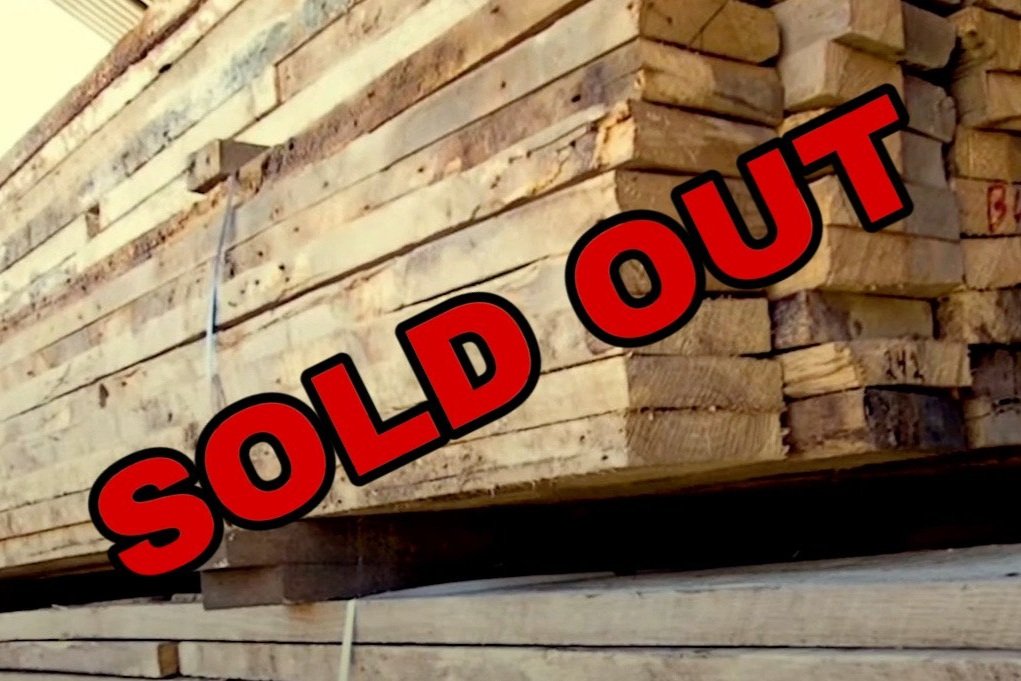 Ancient Circle Sawn lumber