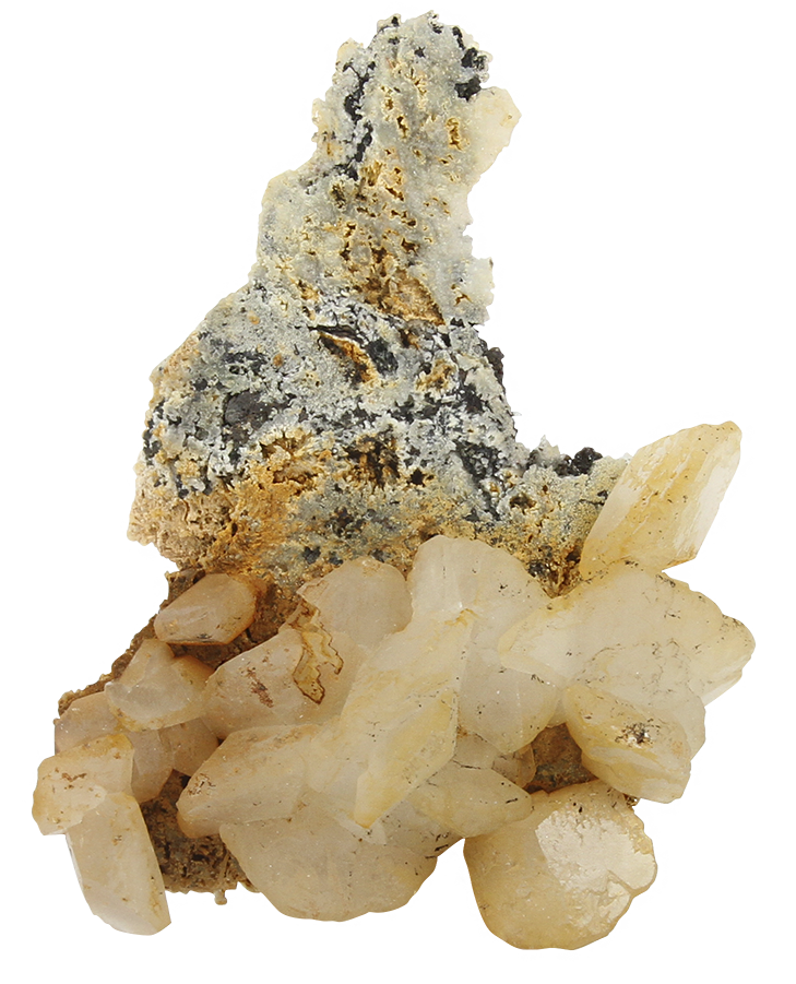 A piece of cannabis concentrate with a resinous, crumbly texture and a focus on the crystalline, mineral-like appearance.