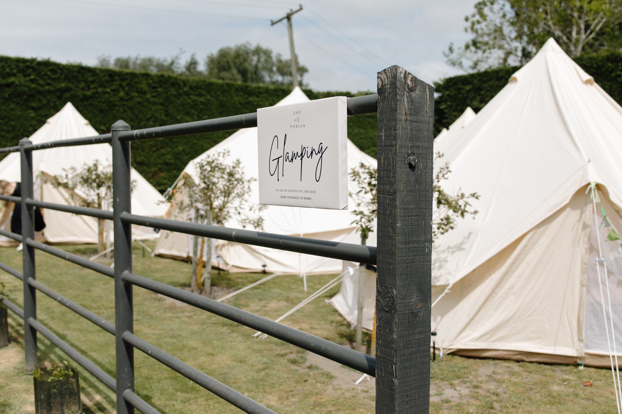 Throwback to when we hosted wedding guests in glamping tents overnight for our sons wedding. What a great idea this was! ✨ 

#wedding #weddingglamping #glamping #christchurchnz #nzwedding