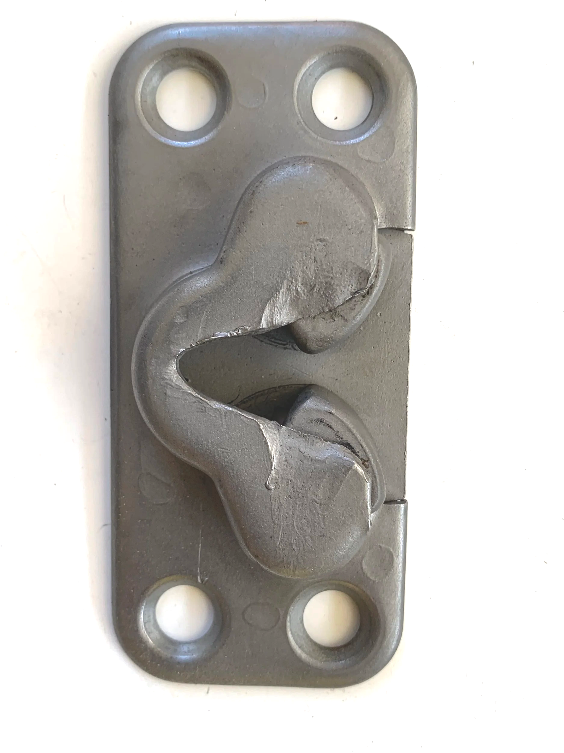 Chevrolet GMC 1947-1955 rear panel suburban rear drivers side barn door dove tail latch catch plate