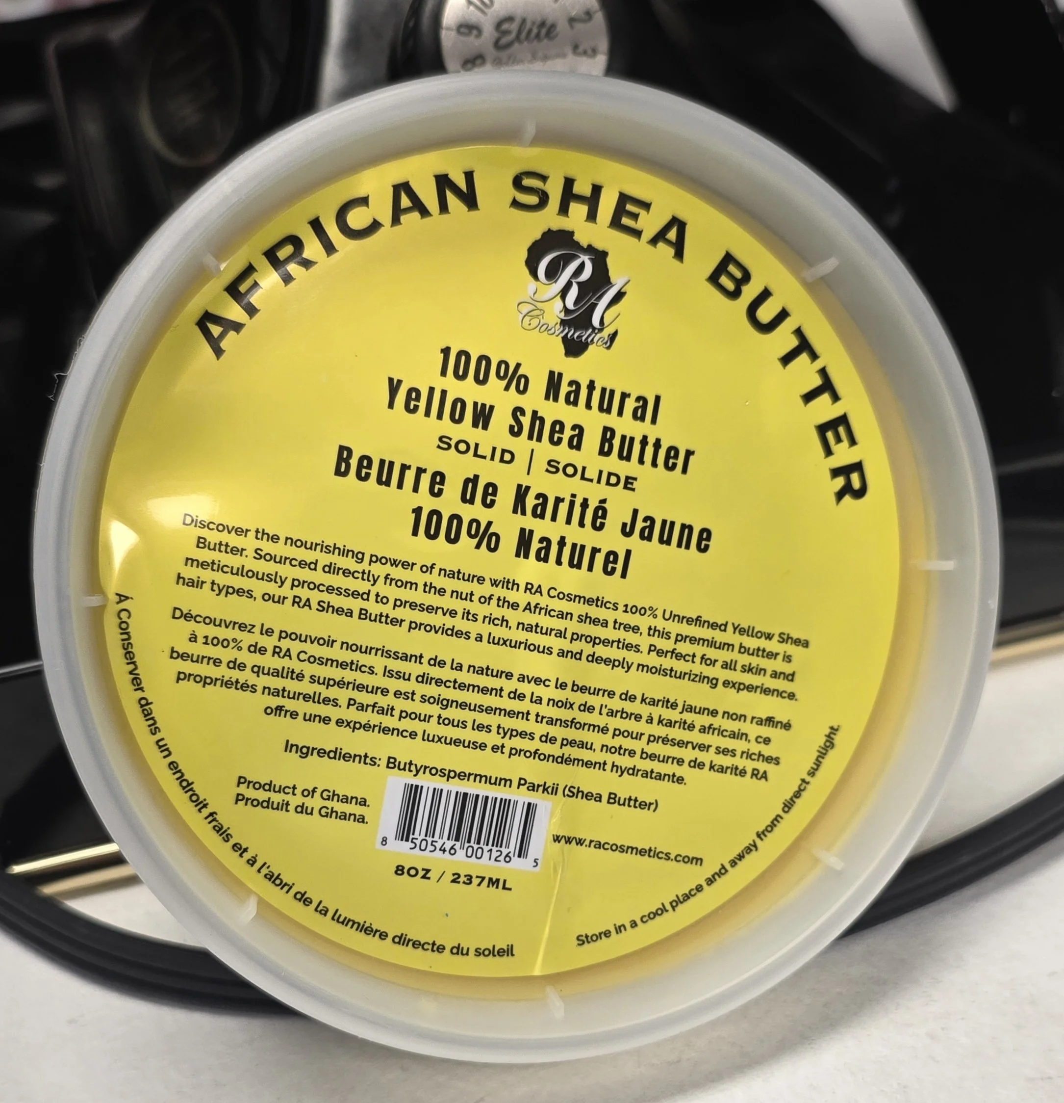 Ra Cosmetics 100% Pure Yellow Shea Butter 8oz