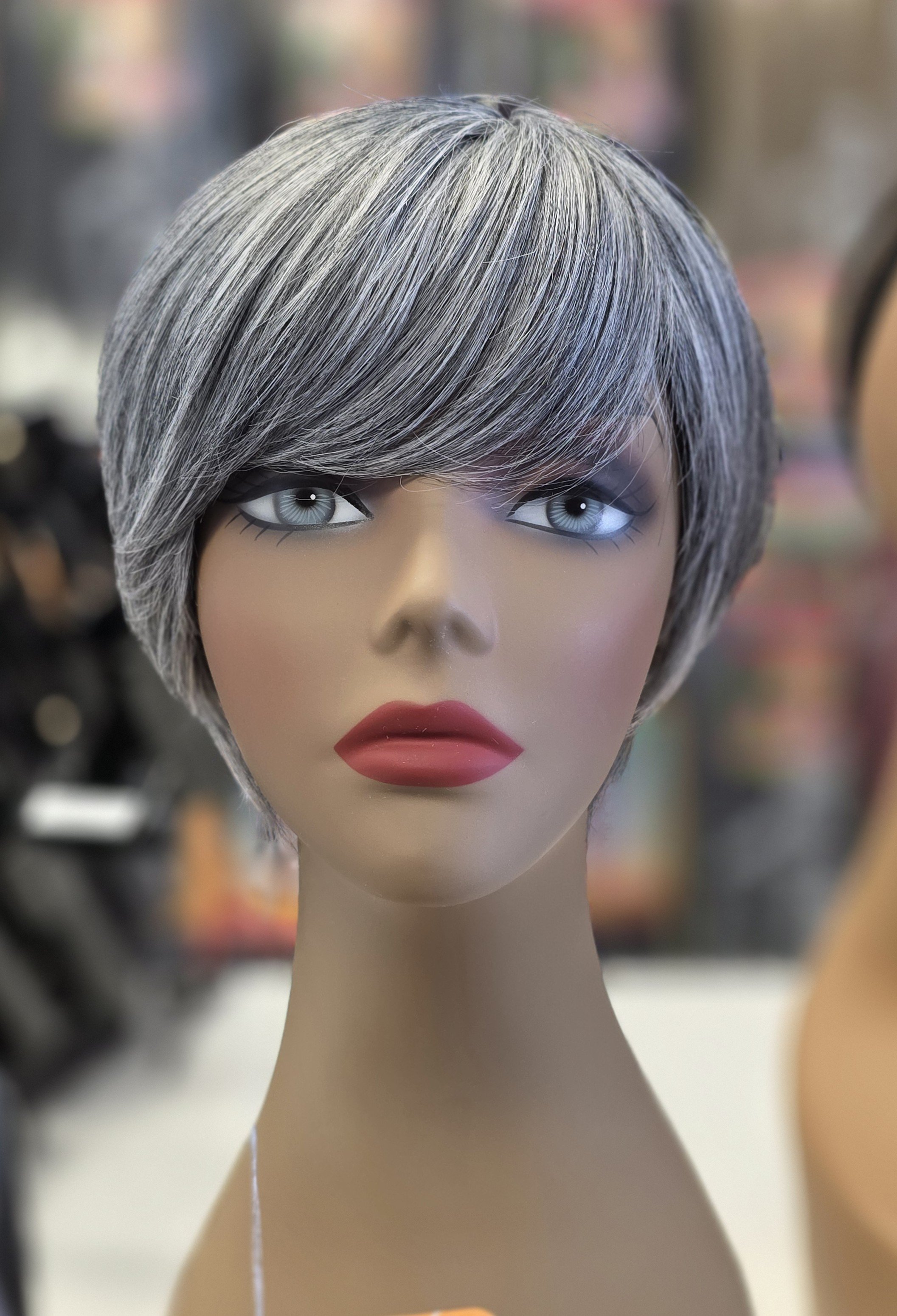 Grey Pixie Wig