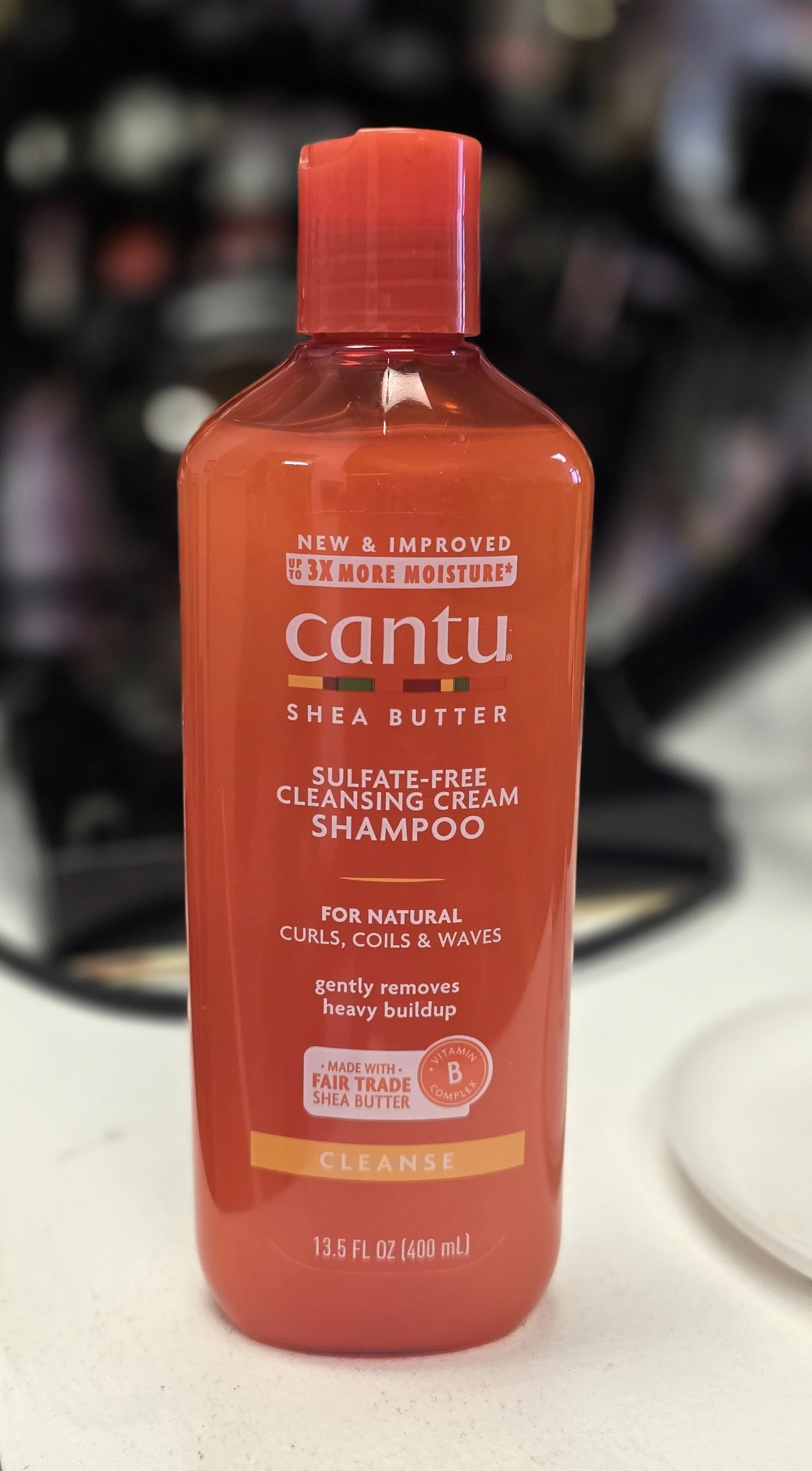 Cantu Sulfate-Free Cleansing Cream Shampoo for Natural Hair With Shea Butter 13oz