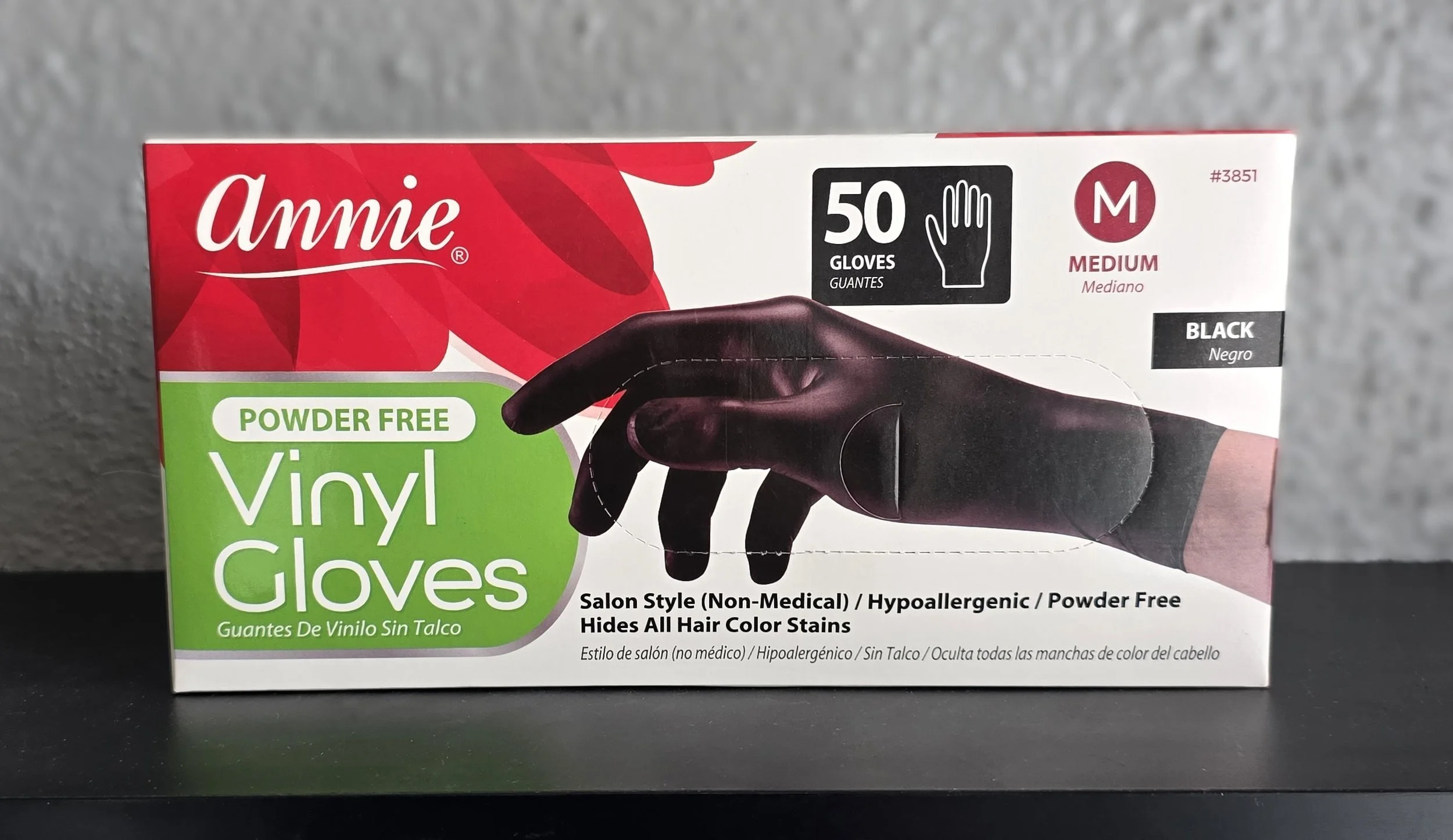 Annie Powder Free Vinyl Gloves (50ct)