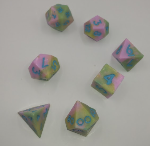 Tie-Dye Dice
