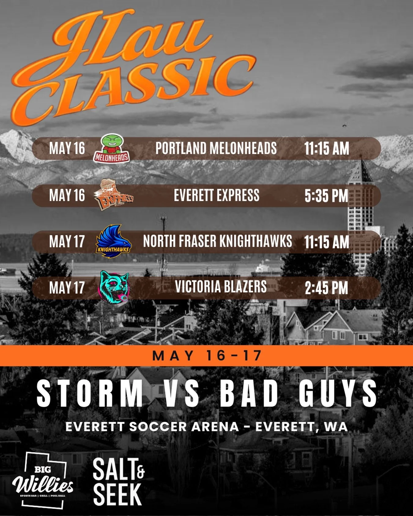 AWAY GAMES FOR THE STORM! ⚡️ The good guys have games in Everett, WA this weekend! 🏔️ 🚤 

Great weekend of lacrosse! Follow along for updates and a surprise IG takeover through our stories! 

ROLL STORM! ⚡️🐗

#rollstorm⚡️ #saltlakecity #utah #slc 