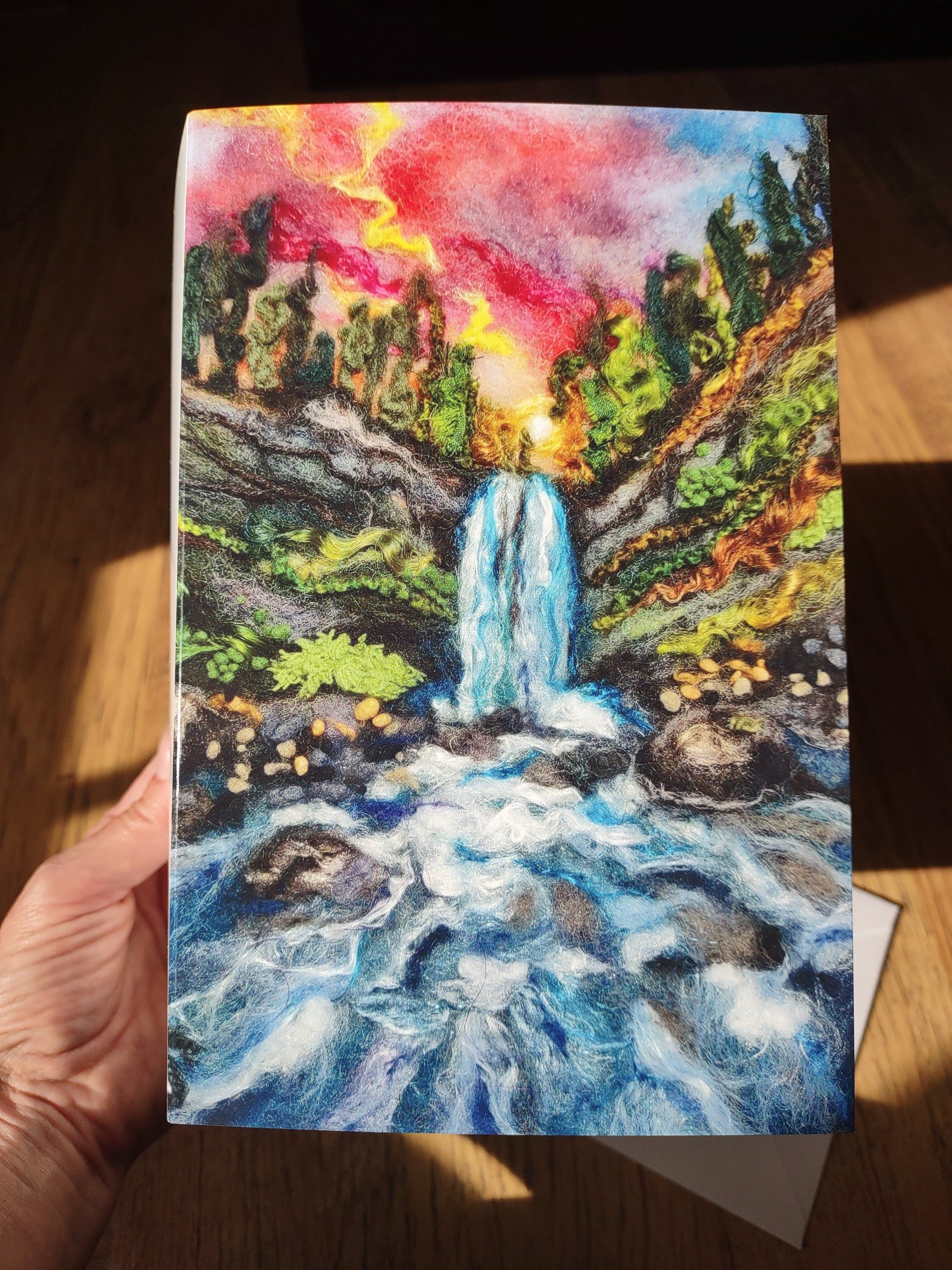 CARD "Brilliant Waterfall"