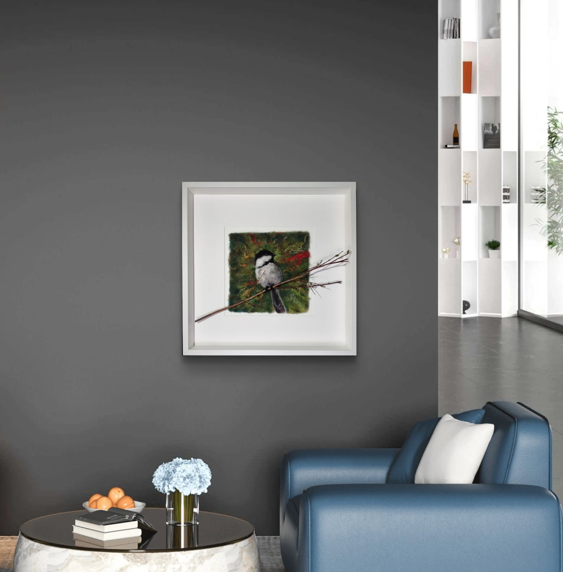 Chickadee on Pussywillows