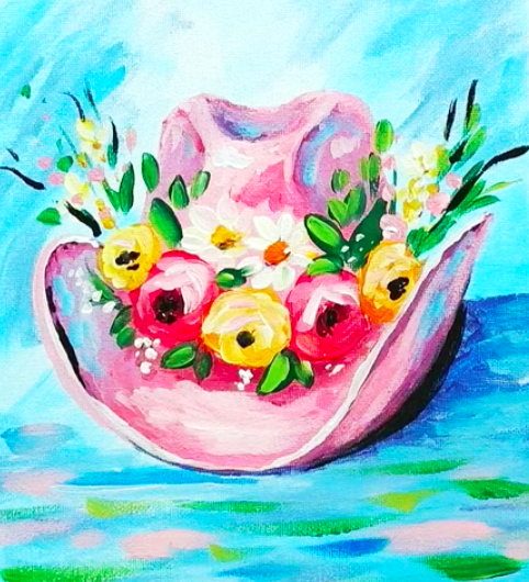 flowers Cowgirls hat.