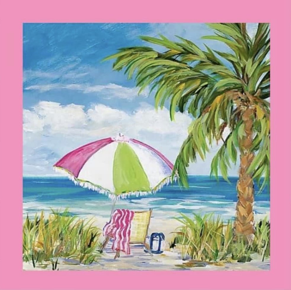 pink green beach umbrella.jpeg