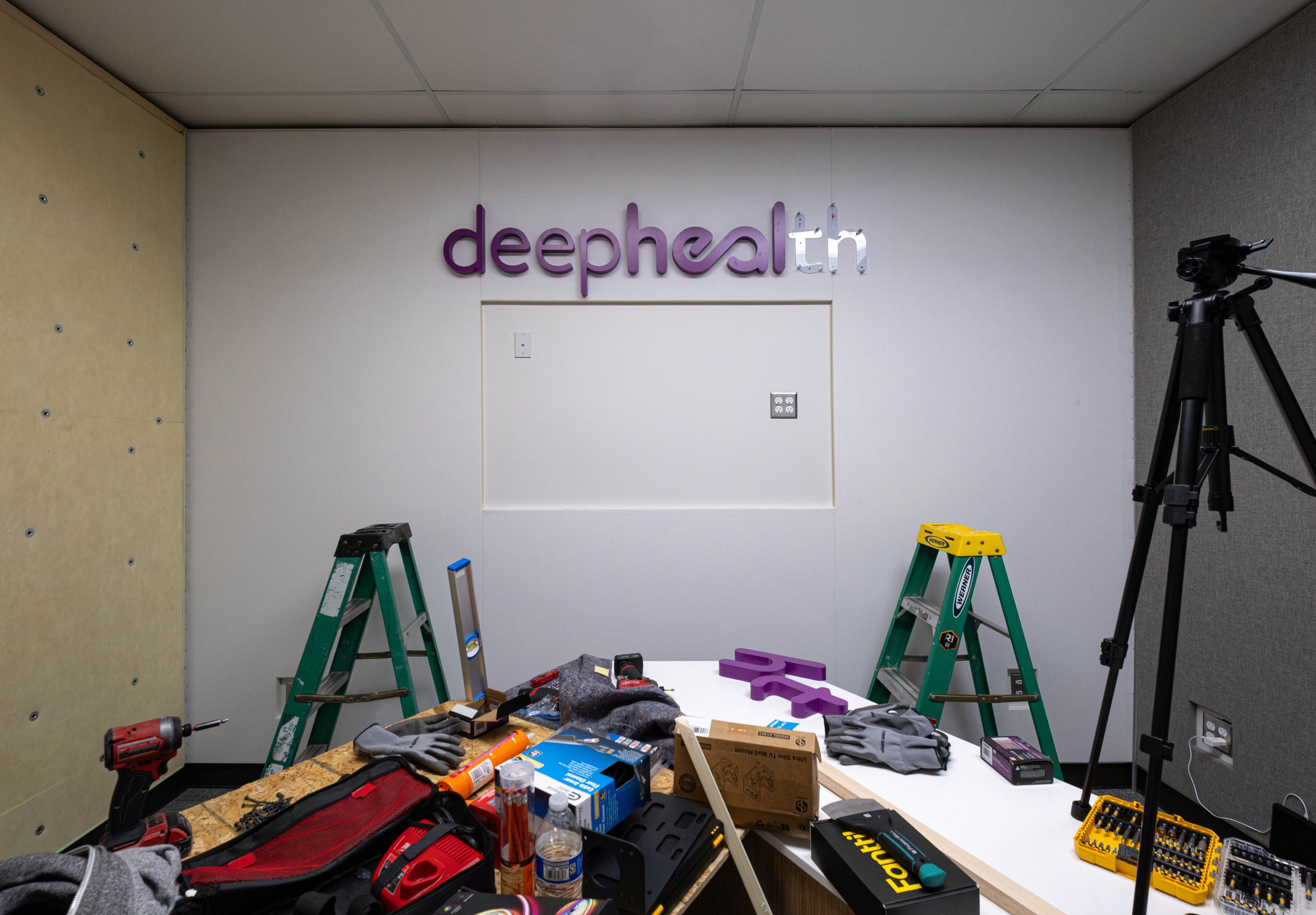 Podcast room outfitting and installation