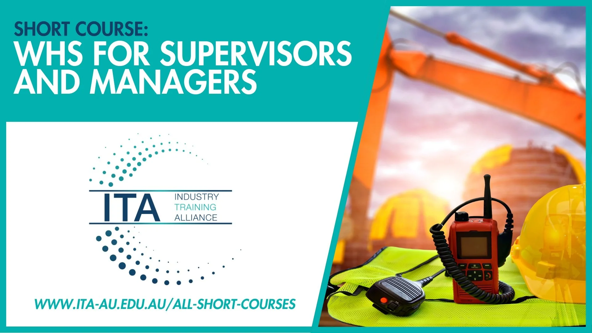 Short Course Program Short Courses — Industry Training Alliance