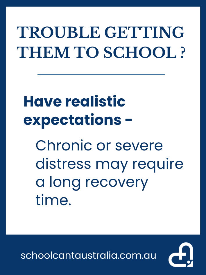 Have realistic expectations