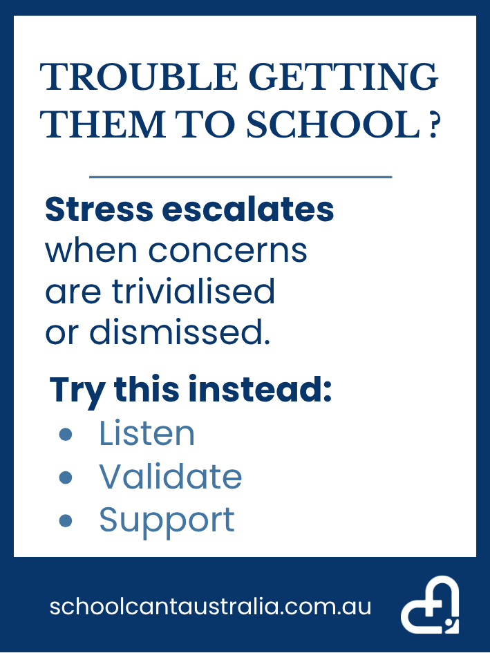 Stress escalates when...