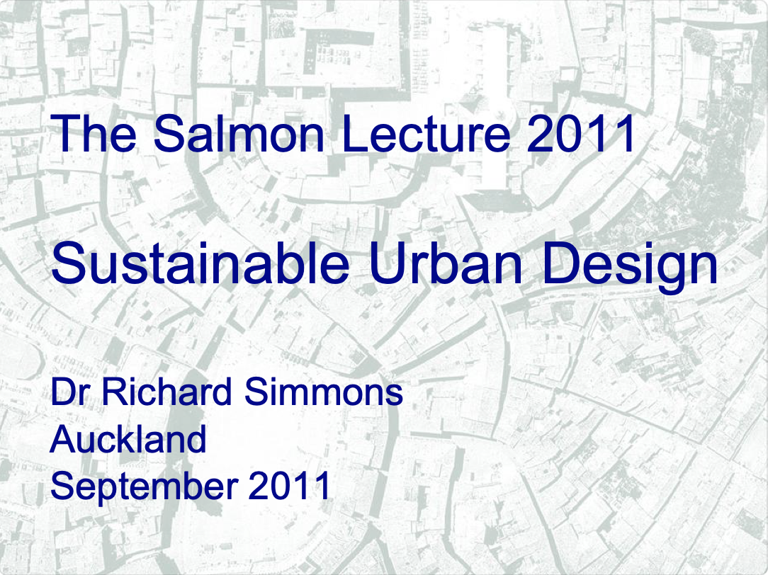 RMLA Salmon Lecture 2011 - Auckland