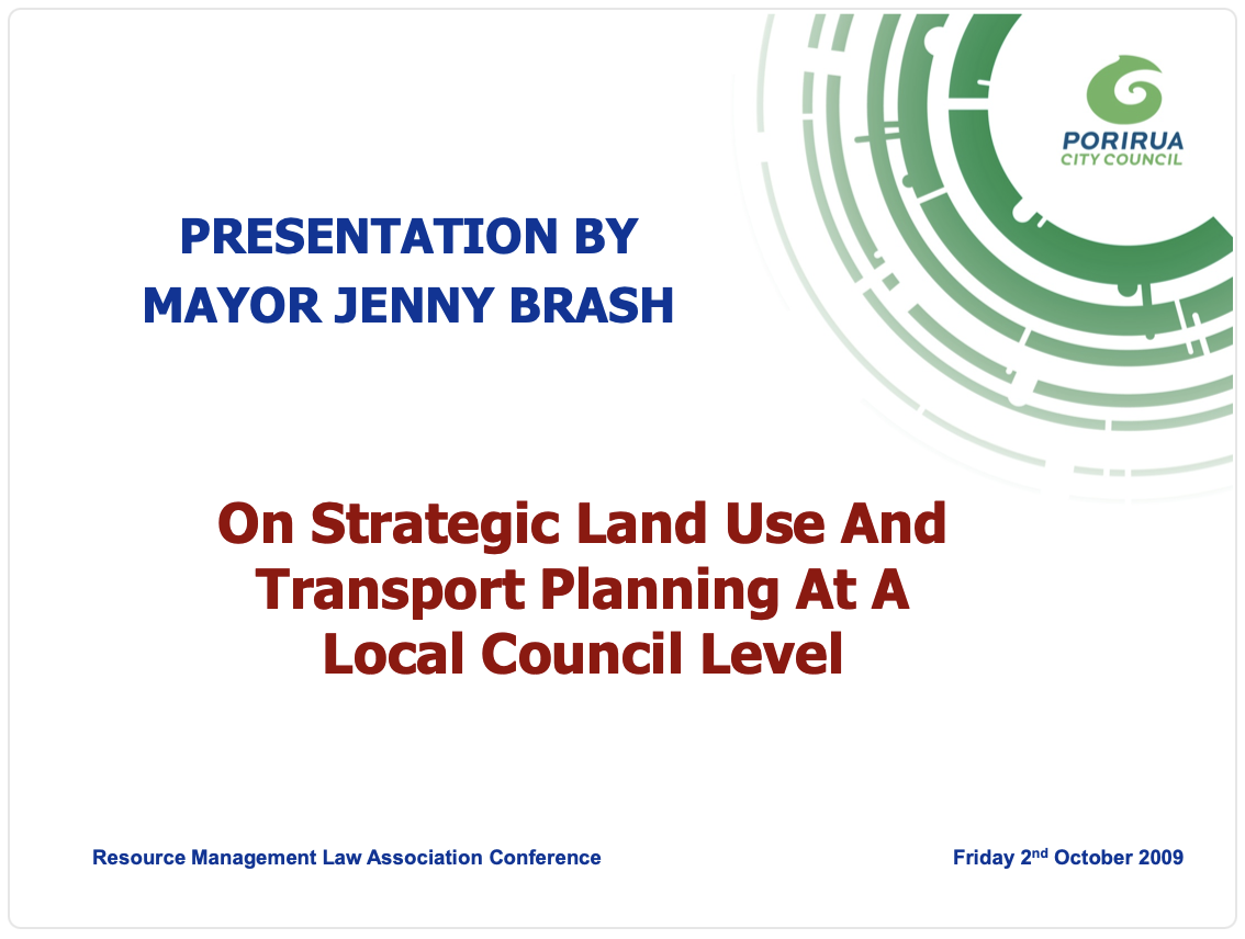 Strategic Transport Planning for the Wellington Region