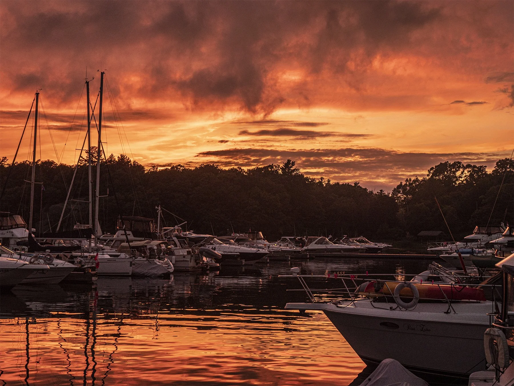 Western Sky At Gan Marina