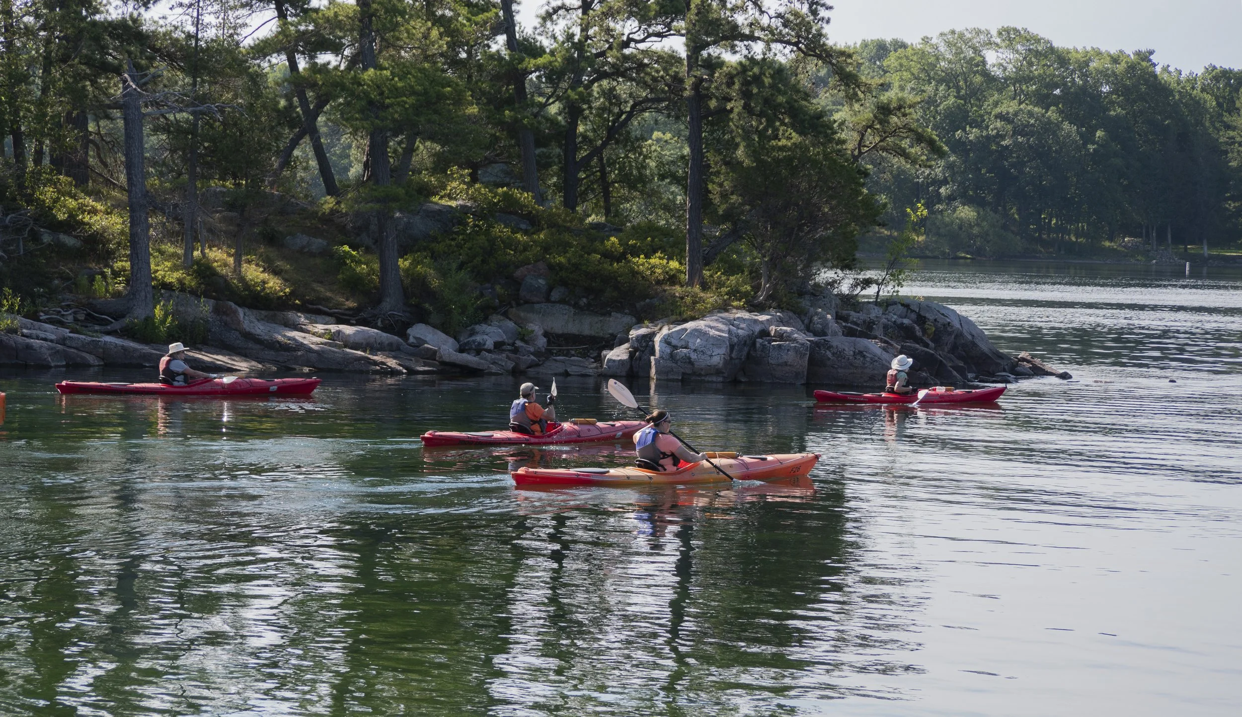 Kayakers Leave Camelot