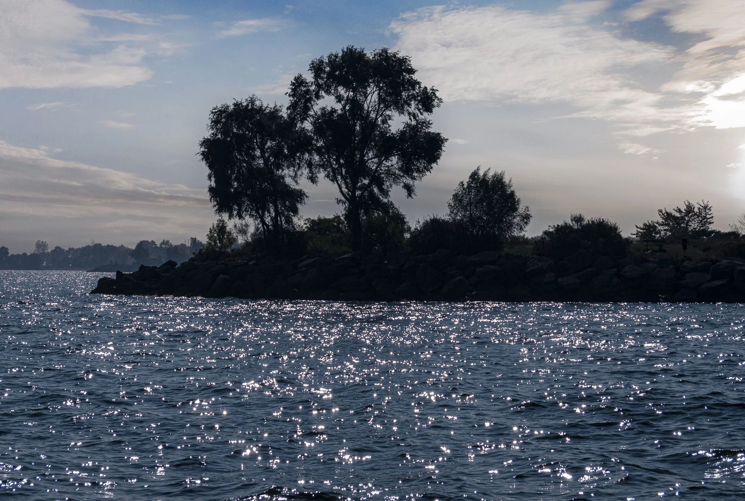 Silhouetted Headland