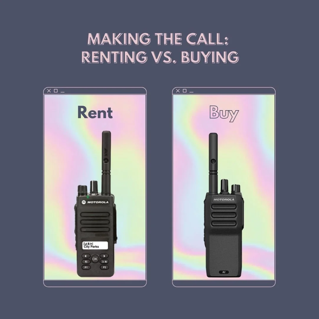 Renting vs. Buying Radios for Your Indie Film Shoot