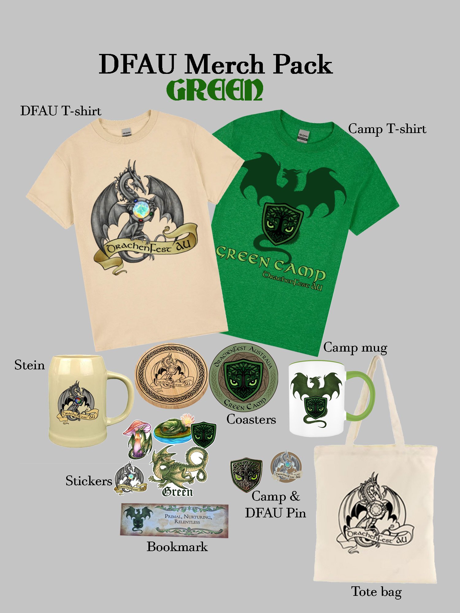 DFAU Merch Pack, Green
