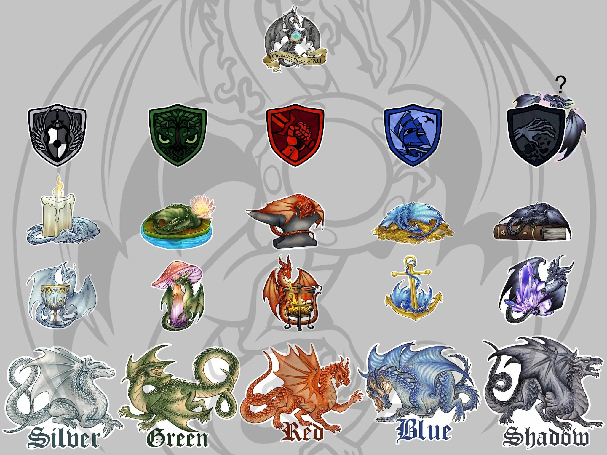 We thought you might like to see the stickers in a little more detail.

Which one are you claiming first? 👀
