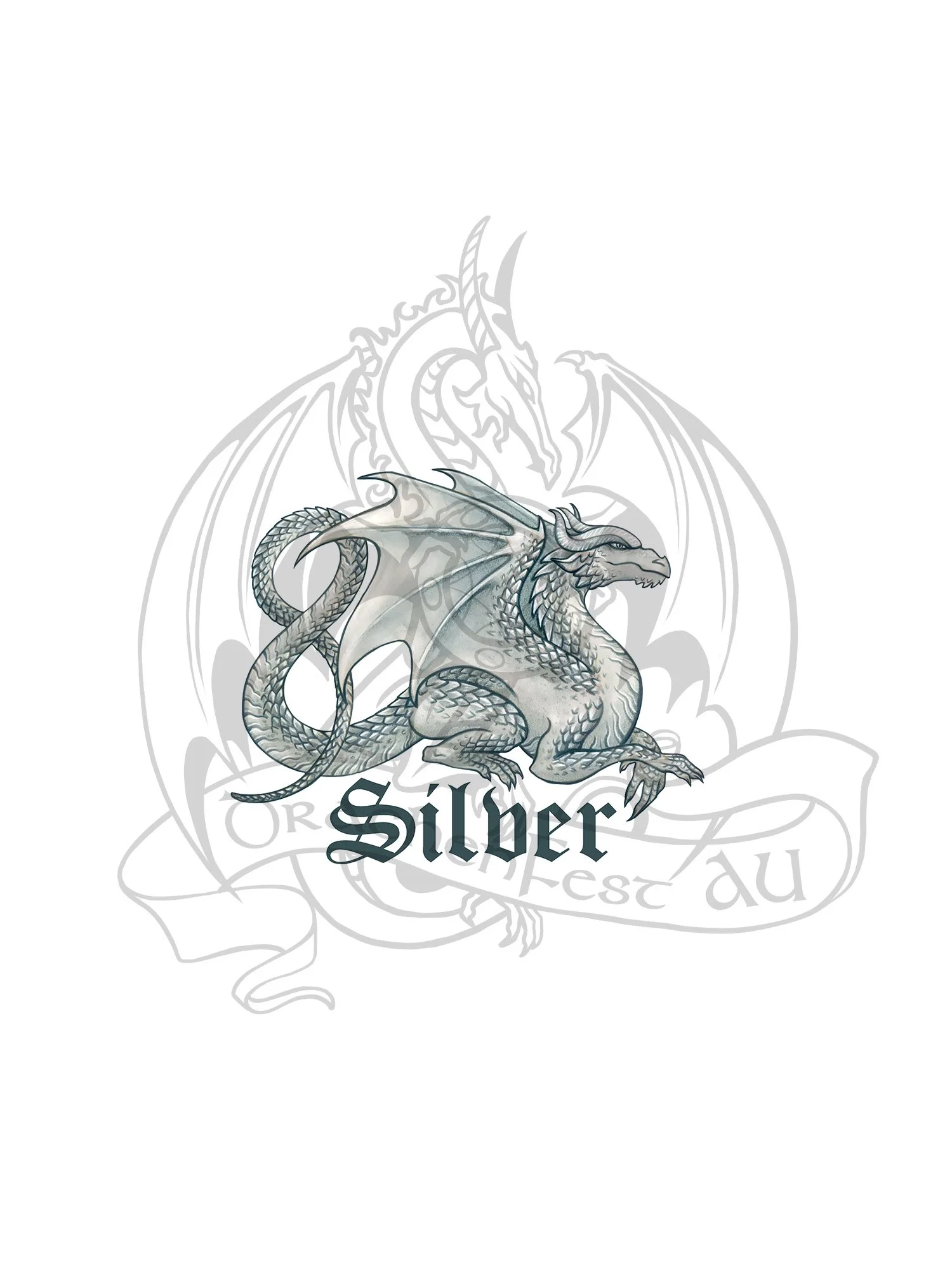 Sticker, Large Dragon