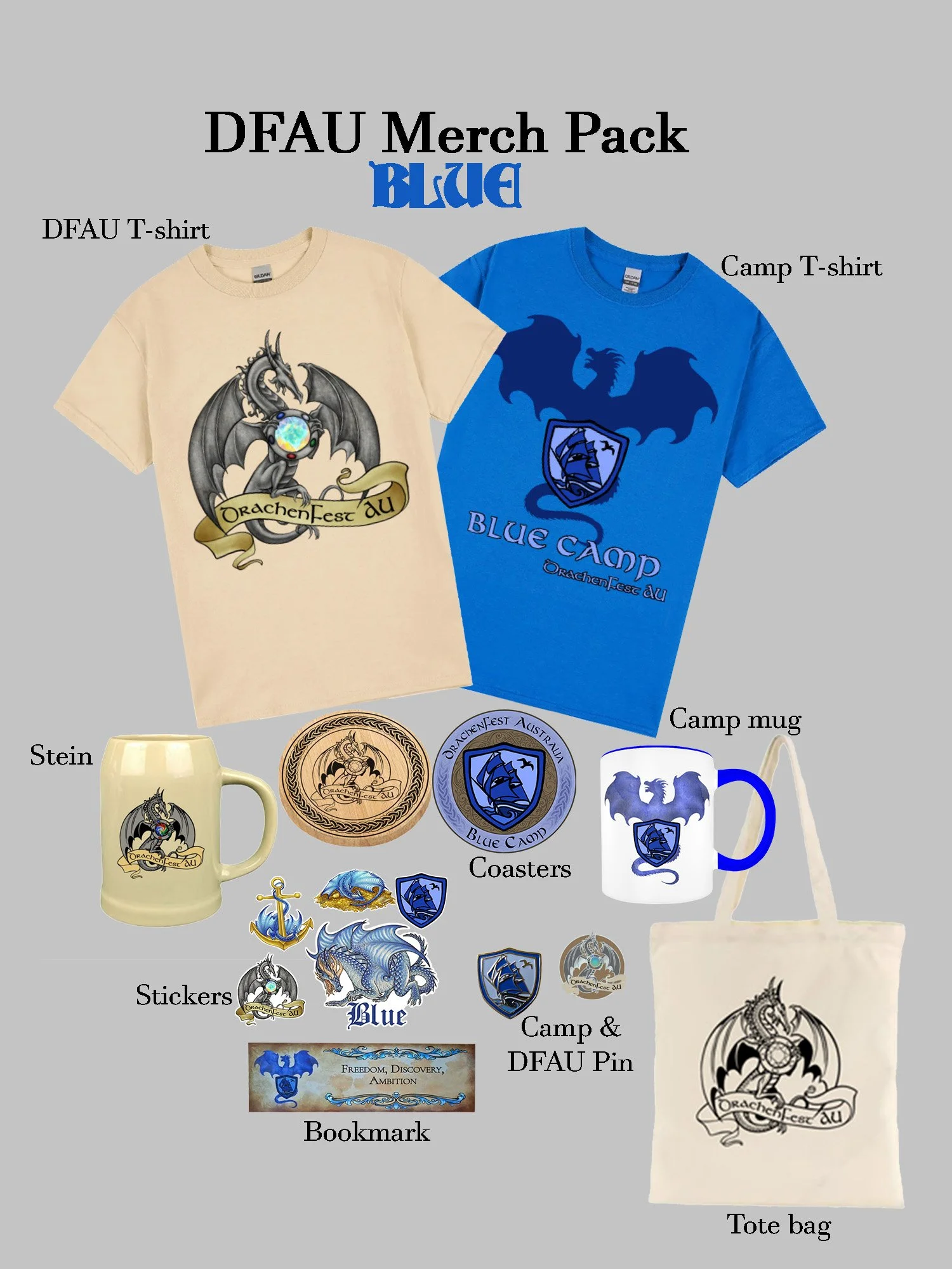 DFAU Merch Pack, Blue