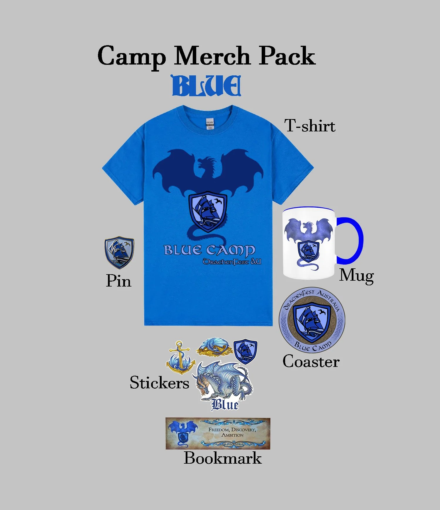 Camp Merch Pack, Blue