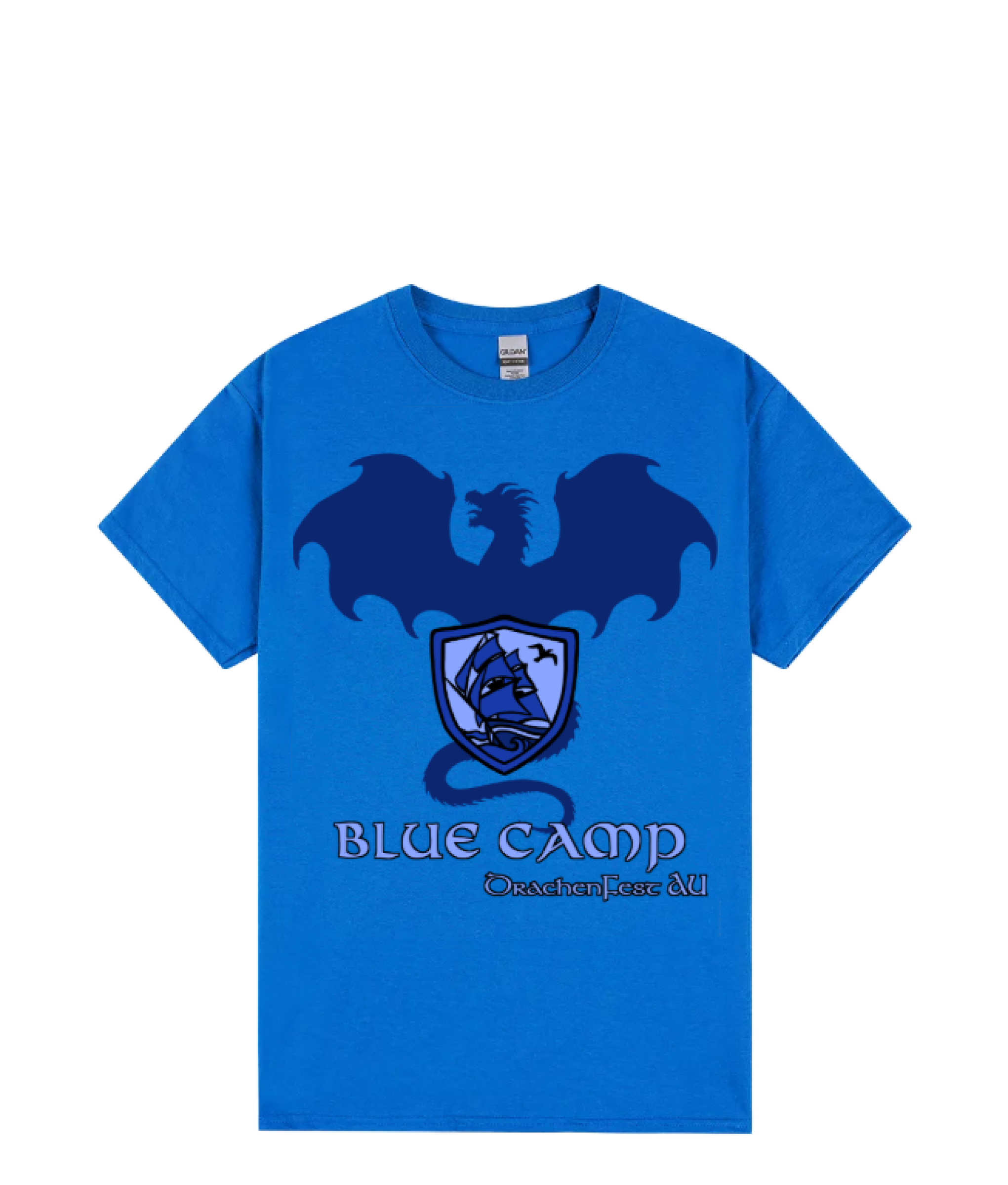 T-shirt, Blue Camp
