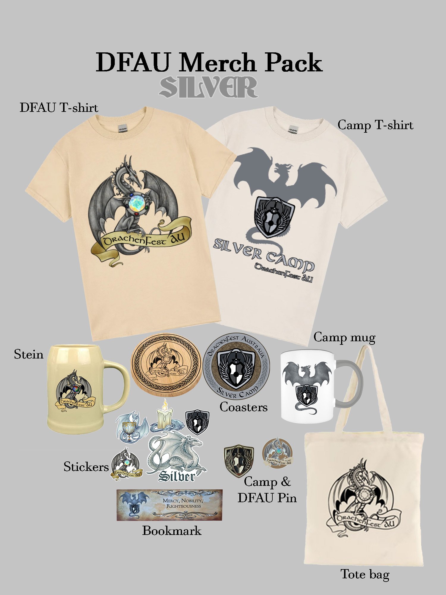 DFAU Merch Pack, Silver