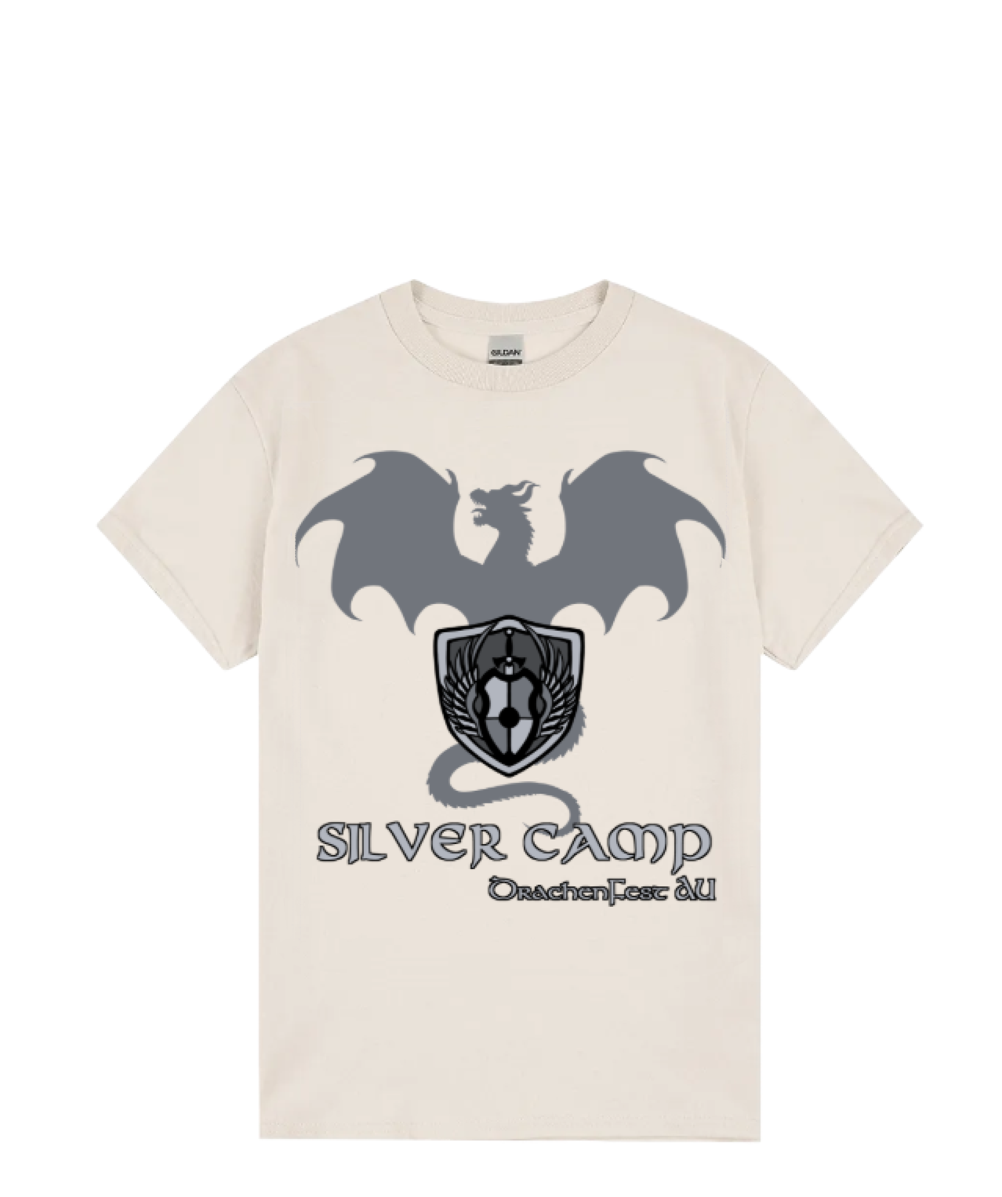 T-shirt, Silver Camp