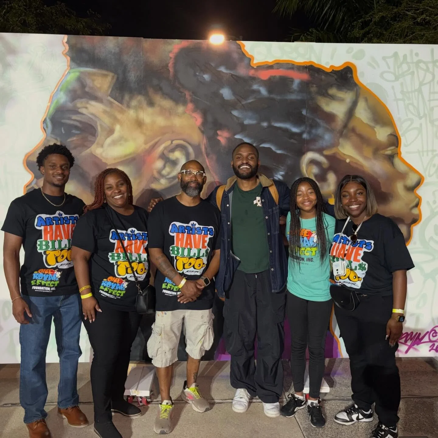 Team work makes the dream work!!!
@cityofhomestead @artwalkpresents 
#art #artwalk #homestead #losnerpark #BLESSED