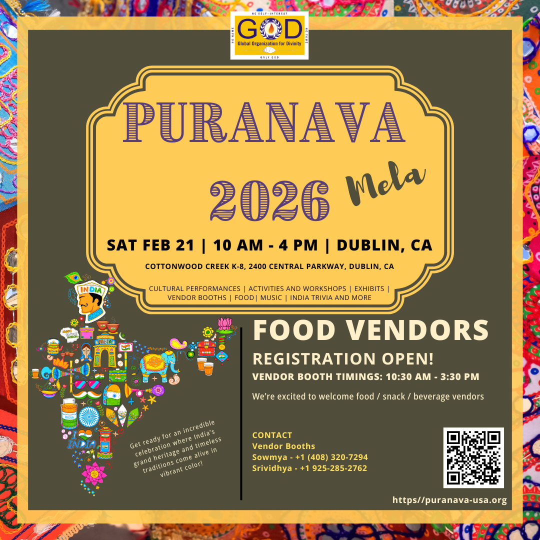 FOOD VENDORS - PURANAVA INDIAN CULTURE FEST 2026