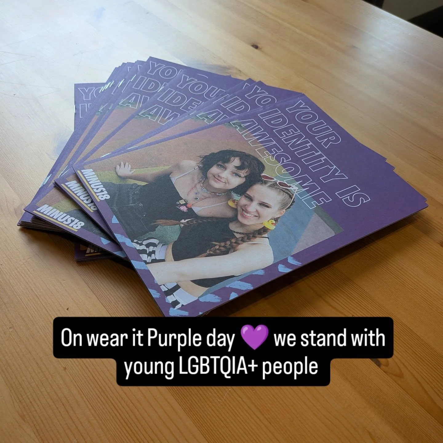 💜 On the last Friday in August we wear purple to stand with LGBTQIA+ young people — reminding them that they are seen, supported, and celebrated just as they are. 🌈✨
Let’s keep building a world where every young person feels safe to be