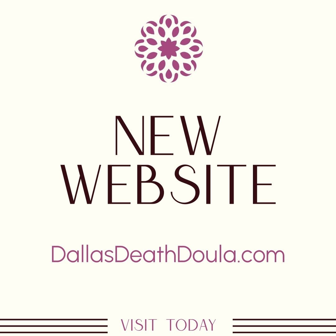 DallasDeathDoula.com has been officially launched! 

Though it will be an ever evolving tool, it is finally ready to be seen by the world. 
.
.
.
.
#deathdoula #endoflifedoula #death #endoflife #deathpositive #grief #hospice #endoflifecare #endoflife