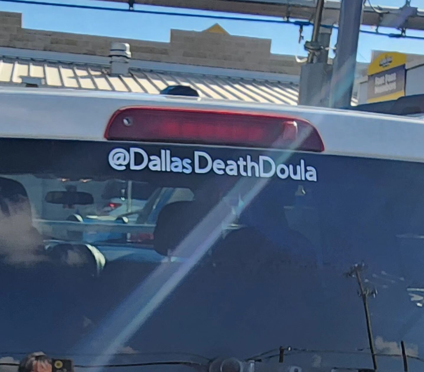 People can now find me driving down the road. (Note to self: drive better!)
.
.
.
.
.
.
.
#deathdoula #dallas #onthegomarketing #marketingonthego