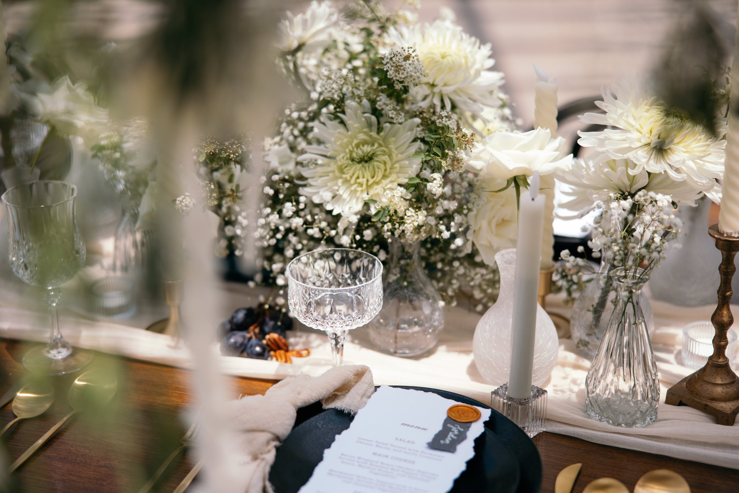 A Sunny Styled Shoot: Vintage Goblets