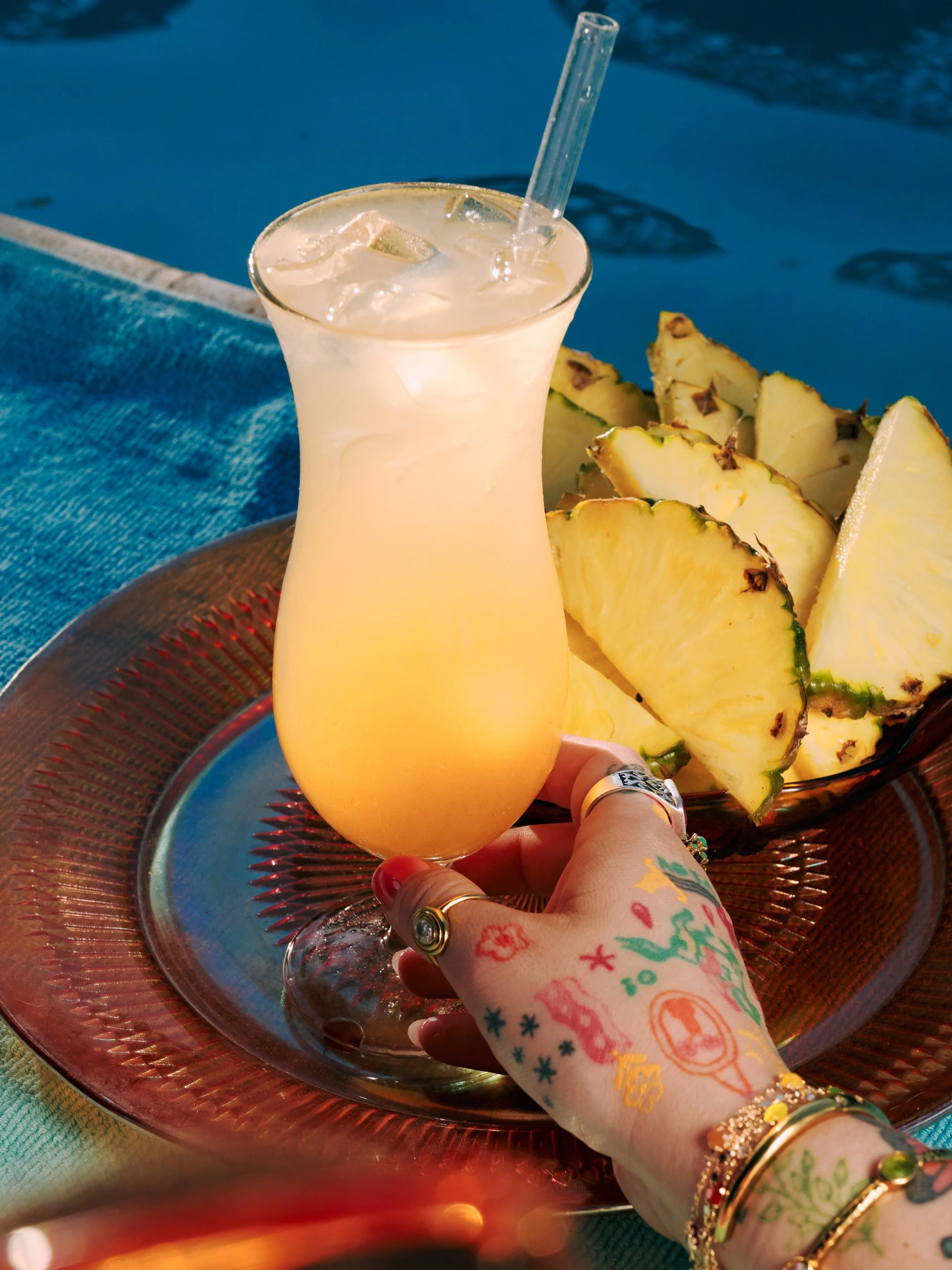 SUMMER DRINK #4

You guys have been loving our house made sodas and this season&rsquo;s does not disappoint! Our summer special is a juicy Pineapple Soda with tamarind and lime. It&rsquo;s bright, tangy and refreshing. This one goes down EASY. And it