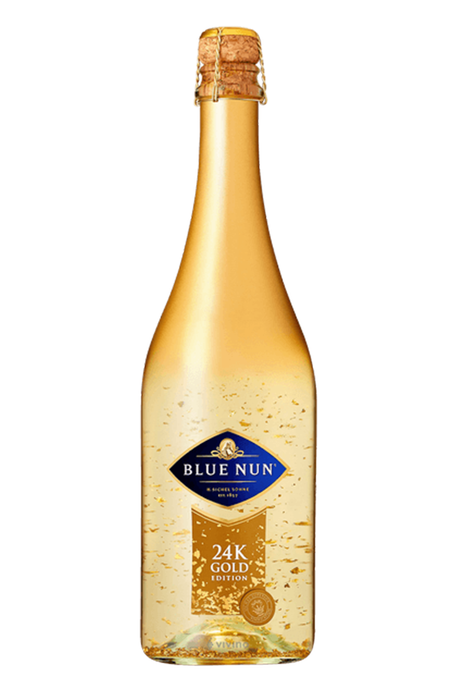 Blue Nun 24k Gold Edition Chardonnay 750mL Wine, Germany
