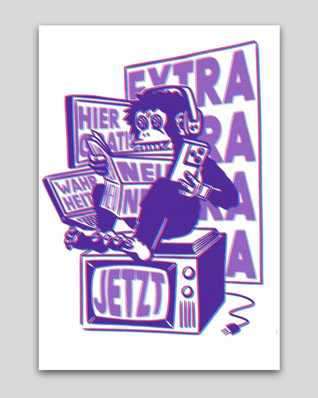 unser Beitrag zum Plakatwettbewerb der @hauptstadt.be zum thema Medienvielfalt.

Der konstante Informationsfluss aus Fake News, Sensationen und vermeintlichen Gratisangeboten &uuml;berfordert. Von Konsumierenden wird ein wacher, kritischer Blick verl