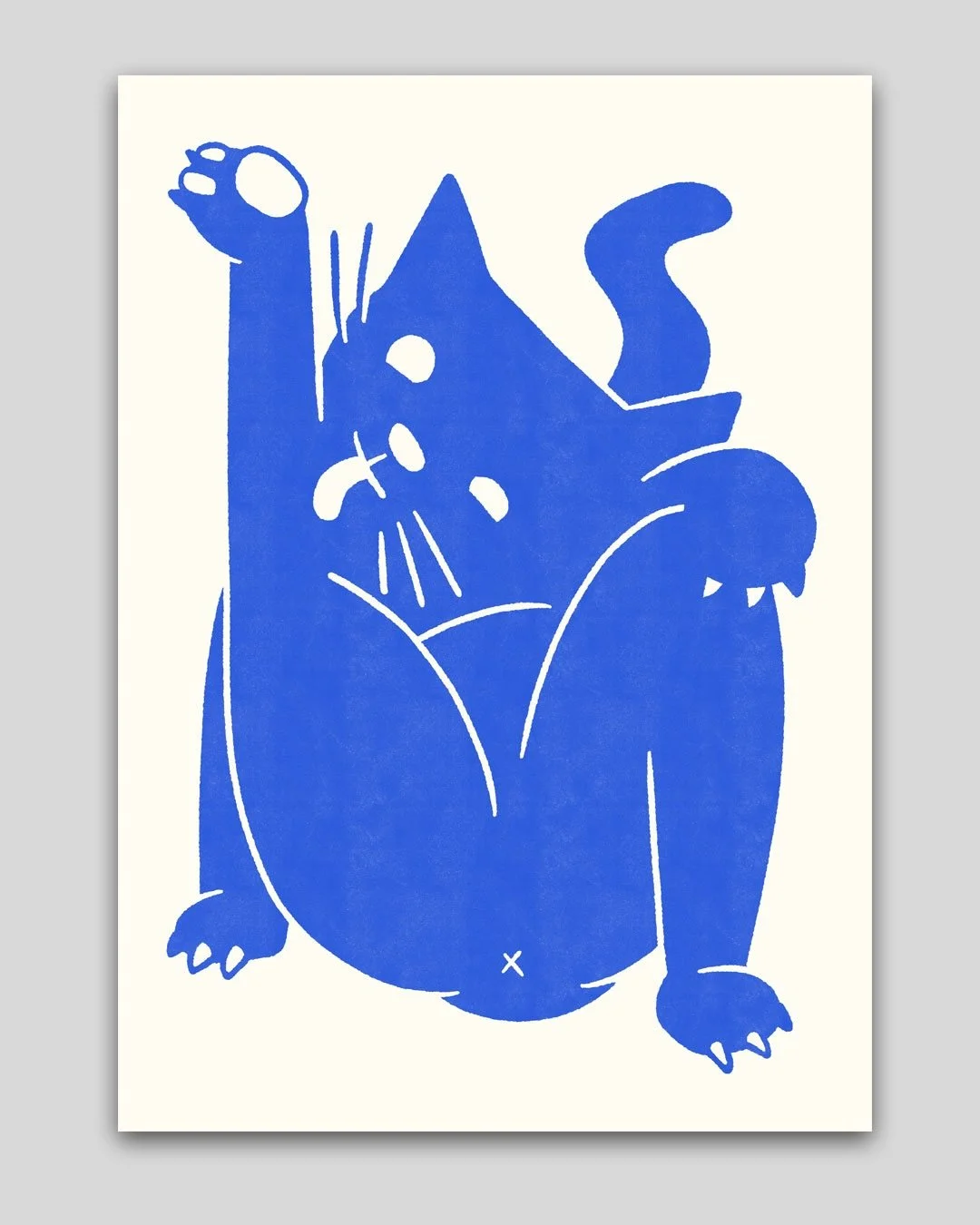 🐱unser neuster print #kitty
erh&auml;ltlich in unserem shop.opak.cc
handgedruckter siebdruck im format 50x70 cm

#cat #print #screenprint #illustration