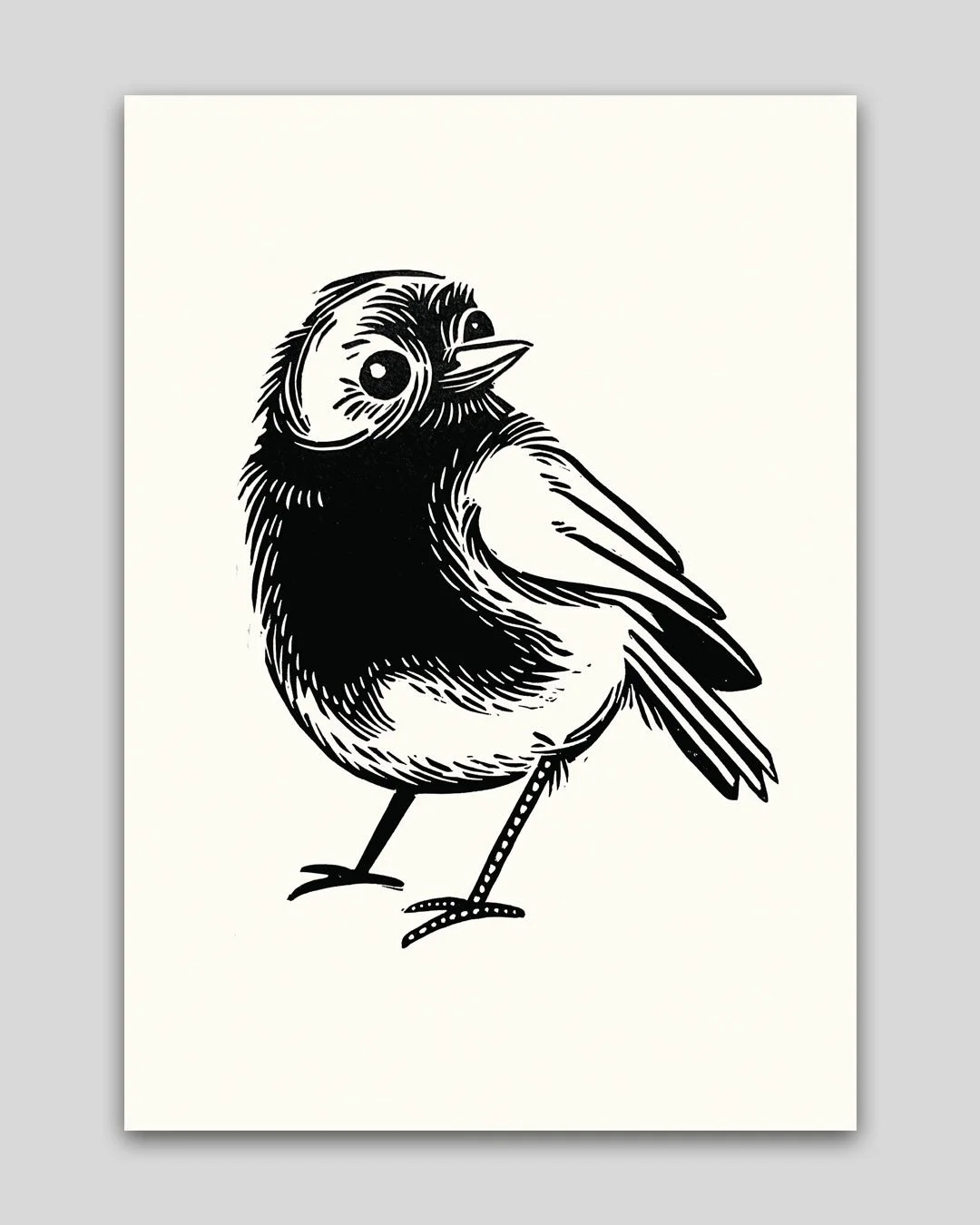 neuer linoprint #robin (rotkehlchen) im format A4 jetzt in unserem shop.opak.cc erh&auml;ltlich 🐤

#linocut #printmaking #birds