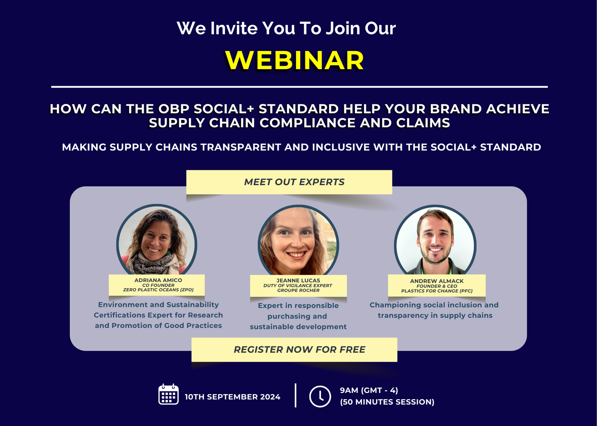 Ocean Bound Plastic Certification Webinat with ZPO