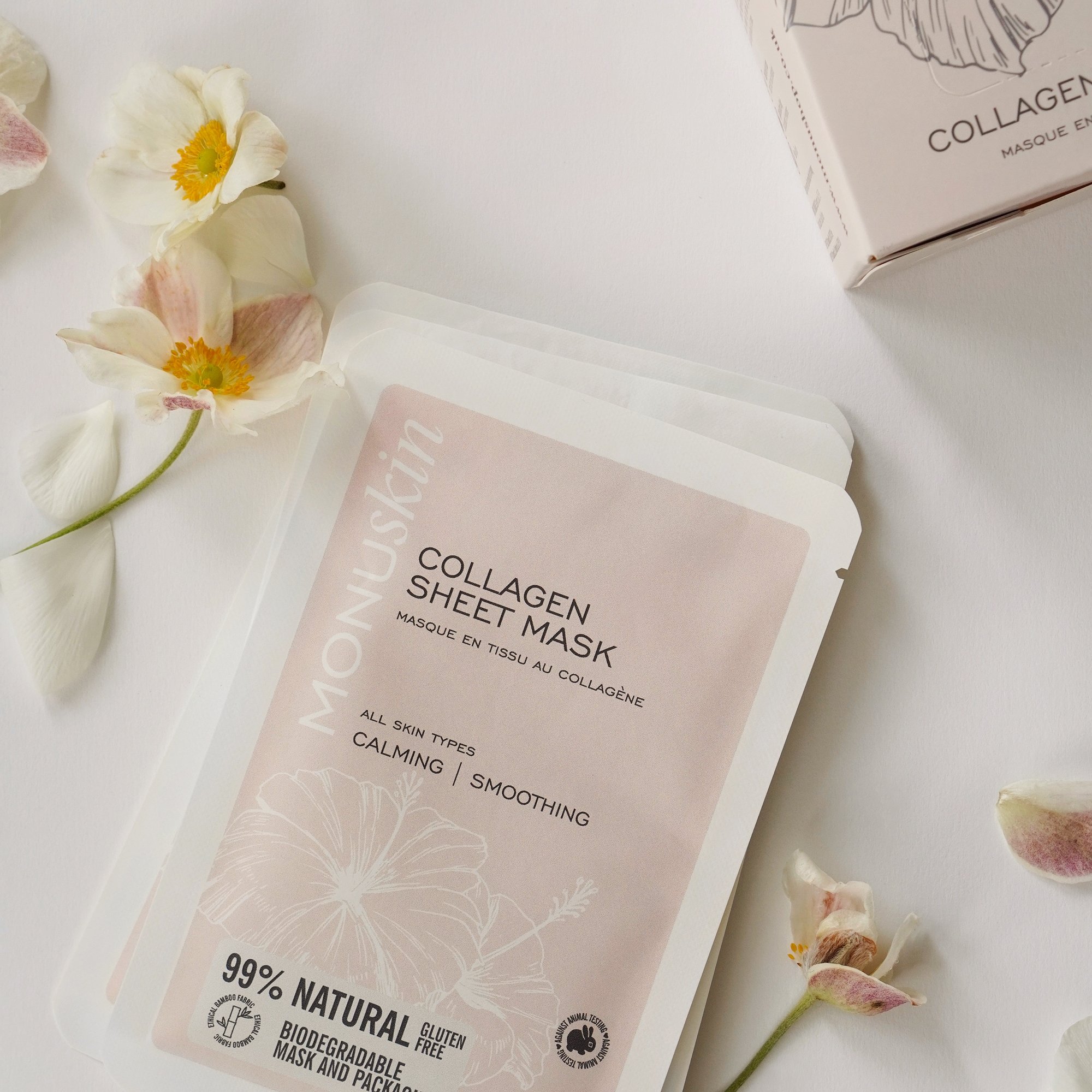 Collagen Sheet Mask to revitalise your skins elasticity for an instant smoothing and volumizing effect - now that's  how we can start our working week!

 #newweek #newweekvibes #newweeknewgoals  #skincaregoals #SkincareGoals2024  #smallbatchskincareu