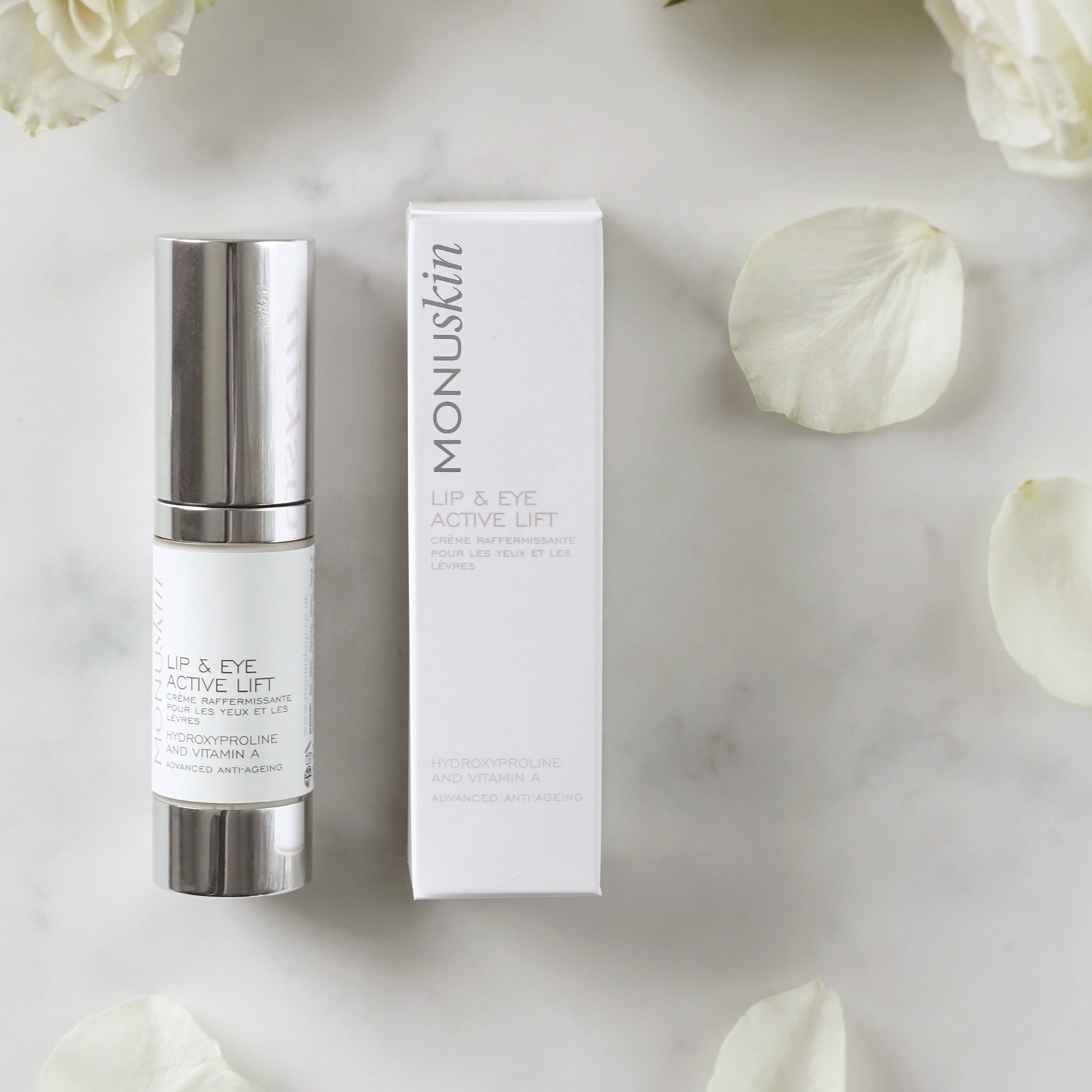 Lift, firm and brighten where it matters most. RENU Lip &amp; Eye Active Lift targets fine lines, puffiness and dark circles with Arnica, Hyaluronic Acid and Polysaccharides. A daily essential that leaves eyes refreshed and lips beautifully smooth.