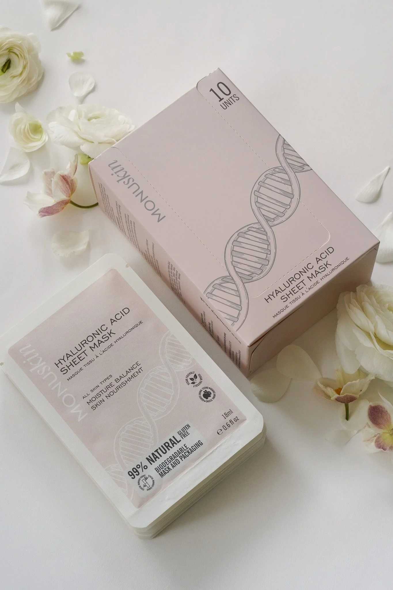 Designed to flood the skin with hydration in one focused step, our Hyaluronic Acid Sheet Mask delivers comfort, plumpness and clarity exactly where it&rsquo;s needed.

Powered by Hyaluronic Acid, it helps bind moisture to the skin, instantly smoothin