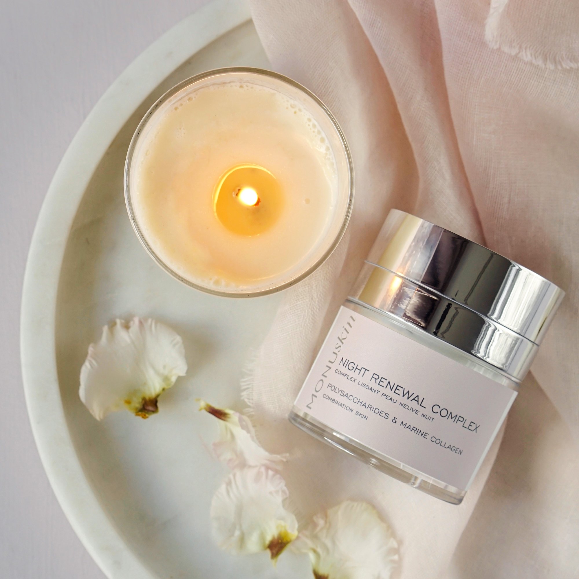 Some night creams feel heavy before your head even reaches the pillow.

Night Renewal Complex was created to feel different.

Hydrating, smoothing and comforting without overwhelming the skin, it&rsquo;s ideal for skin that feels slightly unbalanced 